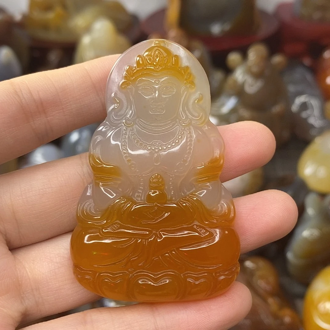 玛瑙/玉髓吊坠未镶嵌