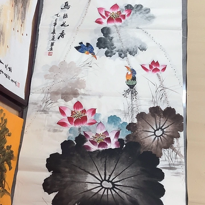 小周画廊的直播间