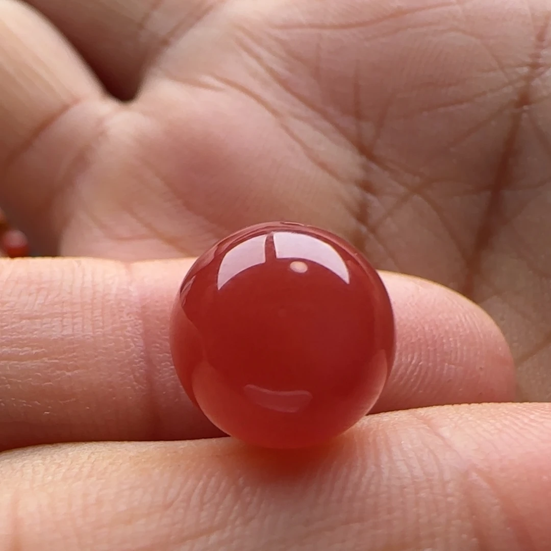 南红玛瑙未镶嵌圆珠11.6