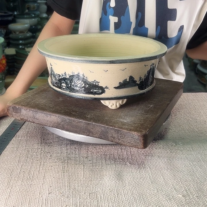 泳坤堂石湾盆陶瓷