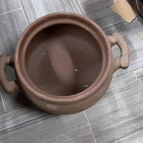 微瑕，明火，口径19高度14变形无盖