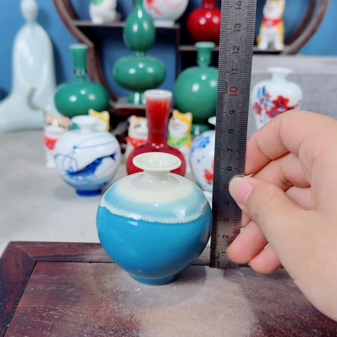 陶瓷手工小花器摆件