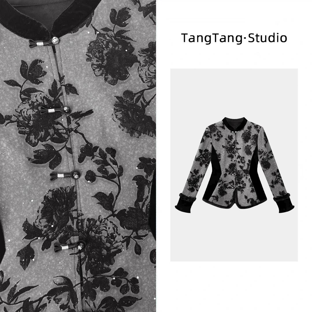 【TangTang·Studio】花影外套气质显瘦女装外套-2510821