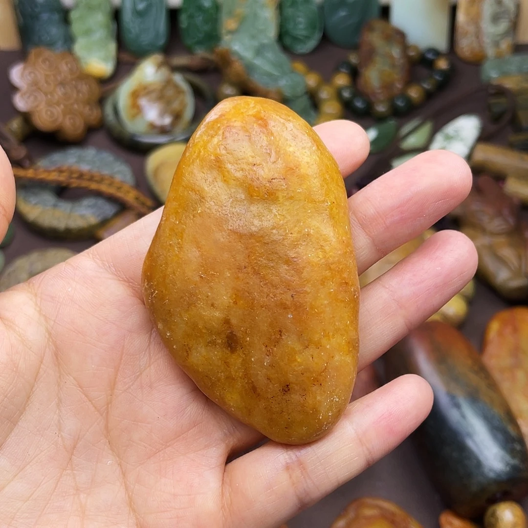 岫岩河磨玉（透闪石质玉）未镶嵌颈饰