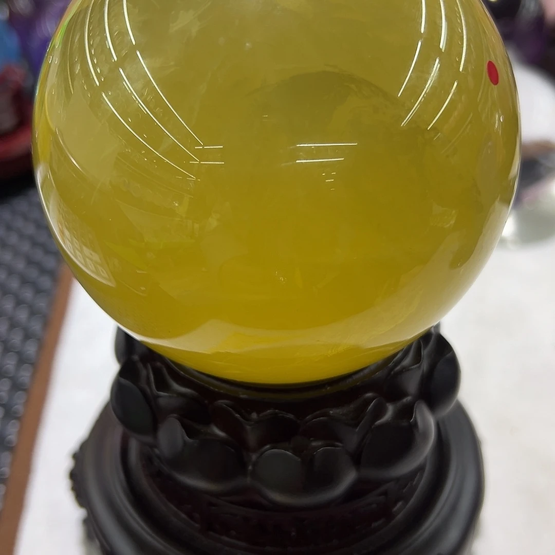 水晶水晶球摆件未镶嵌