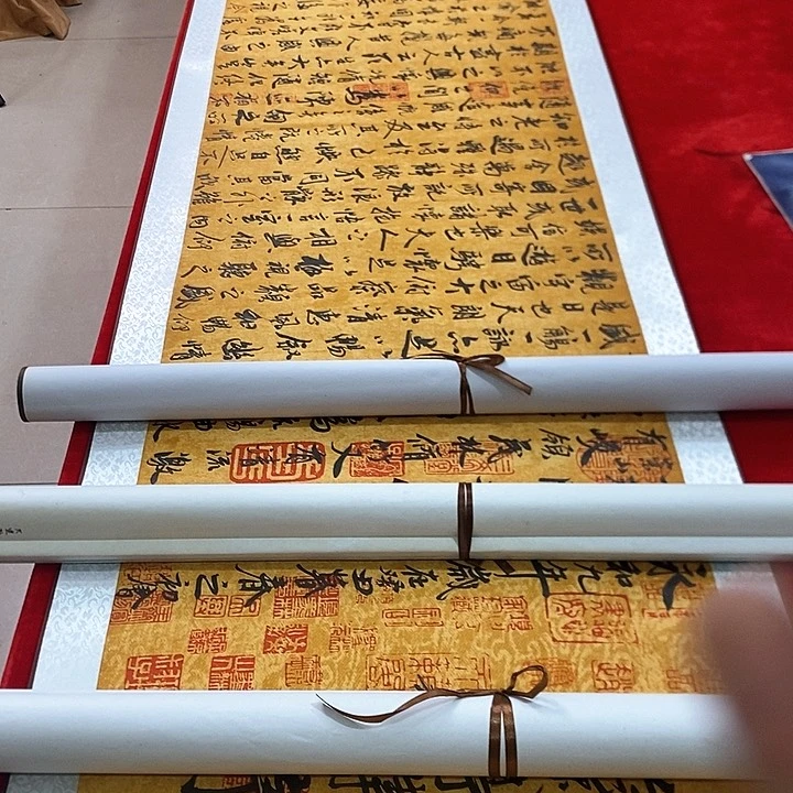 手工装裱字画作品