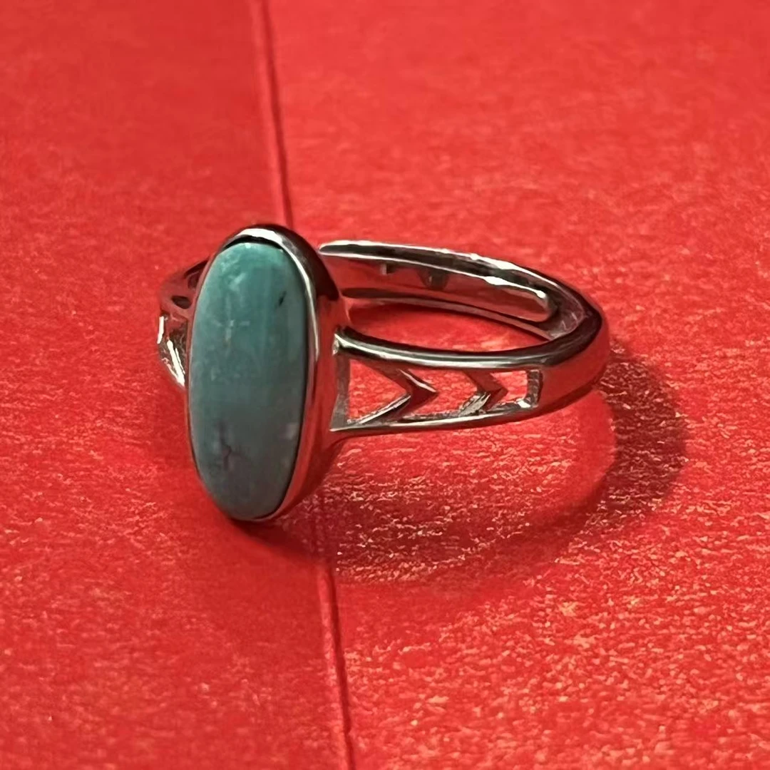 925银戒指 S925银饰戒指男女同款（活口）