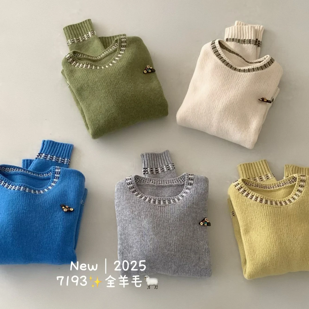 【胸针圆领】圆领秋冬季内搭