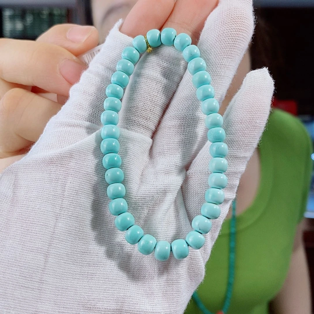 未镶嵌绿松石珠宝奇石ෆ****