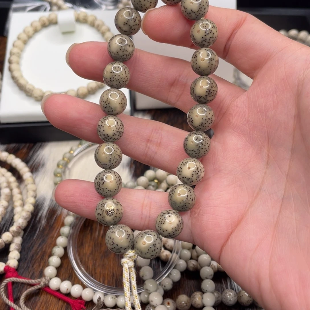 吊坠星月菩提大尺寸11圆珠带金标