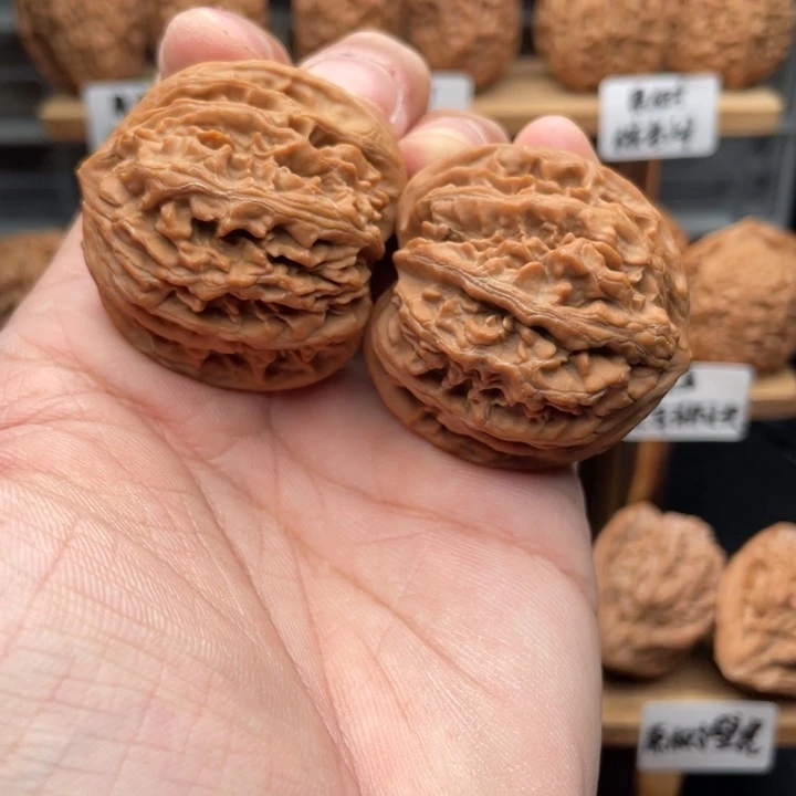 把件桃核野生六魂珠41树头对