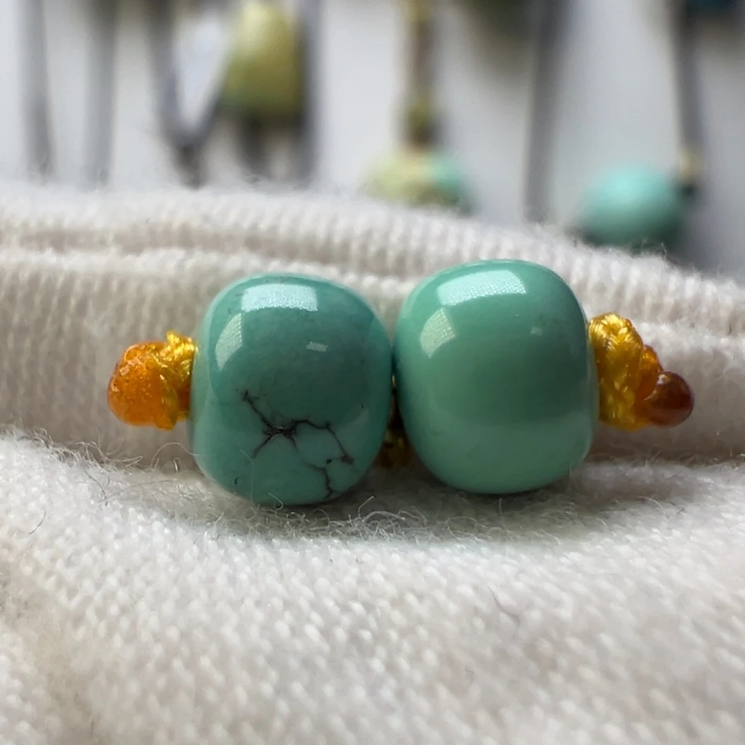 绿松石未镶嵌配饰有直径5.9