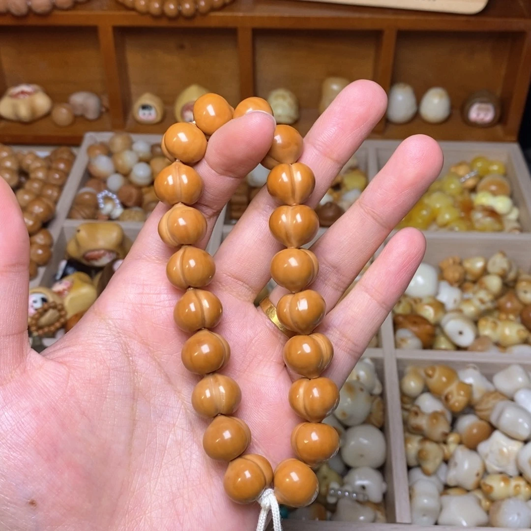 猴头核桃手串14柯基小肥臀