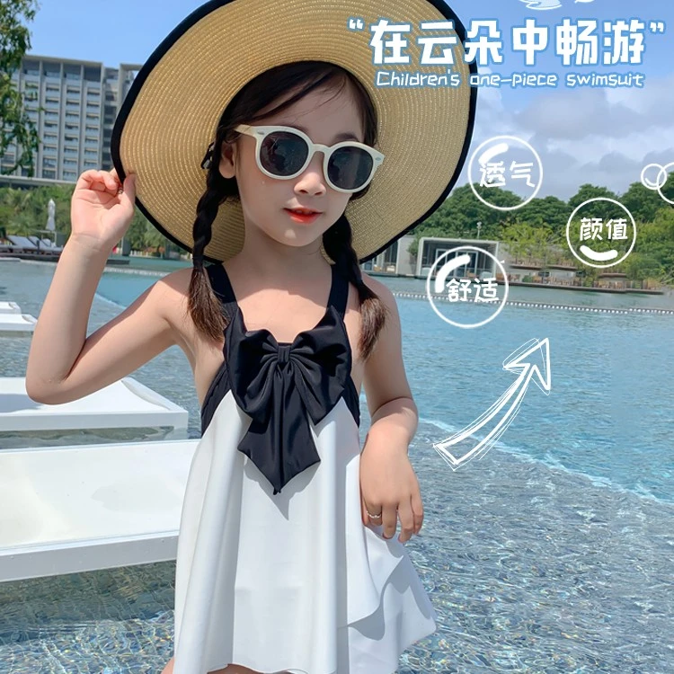 水手宝宝夏季可爱显瘦户外时尚女孩好看吊带背心泳衣2940