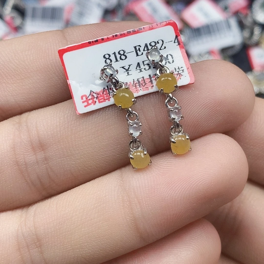 翡翠银S925镶嵌戒指