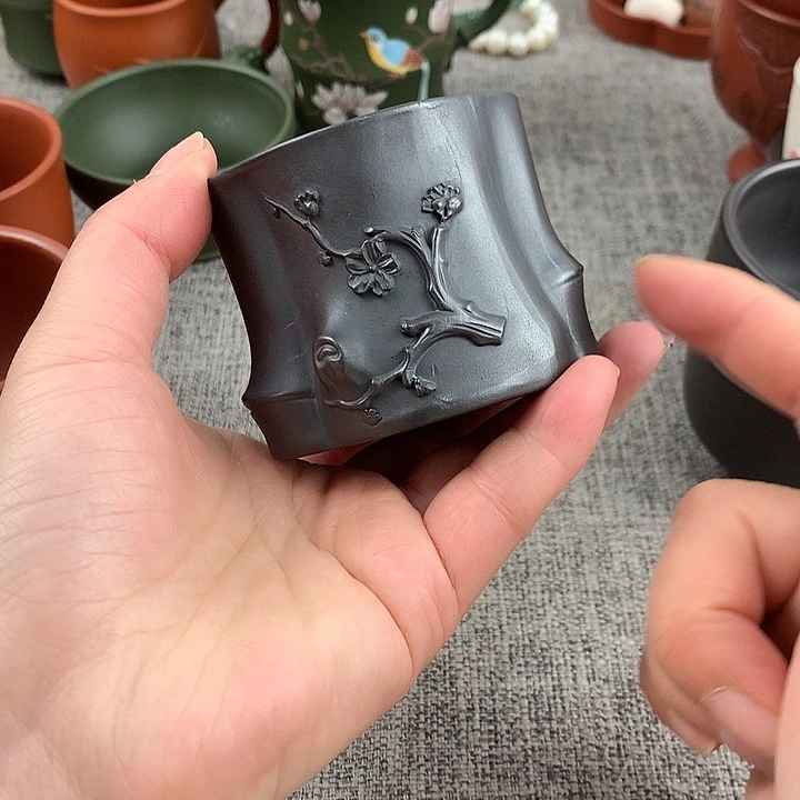 紫砂茶杯高端主人杯