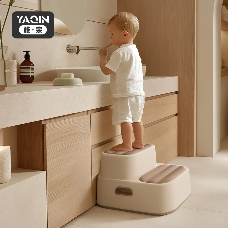 雅亲儿童踩脚凳洗漱台踩凳宝宝洗脸阶梯马桶垫脚凳台阶凳洗手凳子