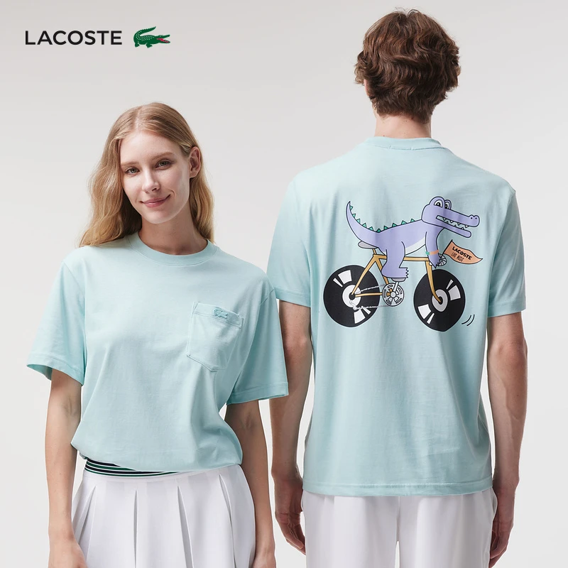 LACOSTE法国鳄鱼夏日系列24夏季男女百搭短袖T恤|TH8186