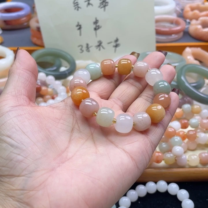 未镶嵌石英岩玉珠宝奇石懒*?