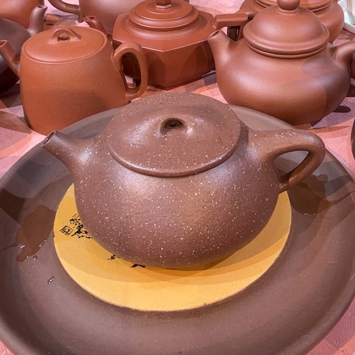 紫砂茶壶香灰30目石瓢