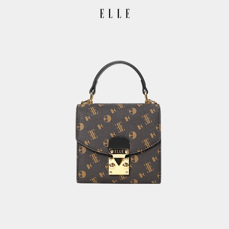 ELLE25新品琥珀流光早秋限定时尚辣妹mini小方包斜挎包 46384