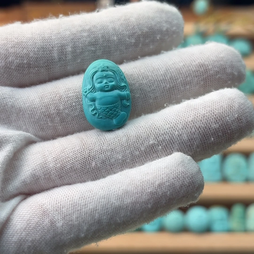 绿松石未镶嵌配饰