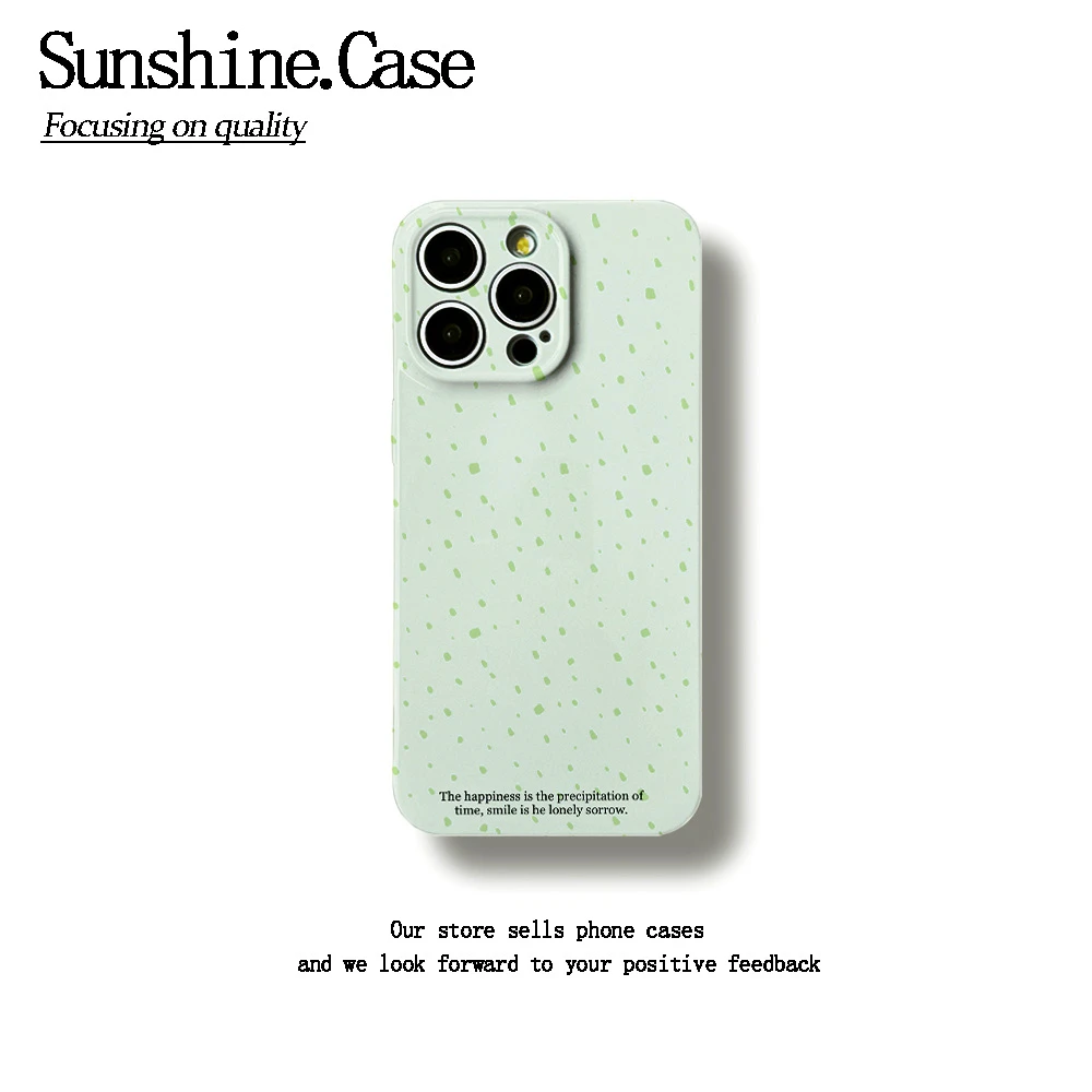 简约点点菲林软壳适用苹果oppo华为vivo小米荣耀创意手机壳防摔