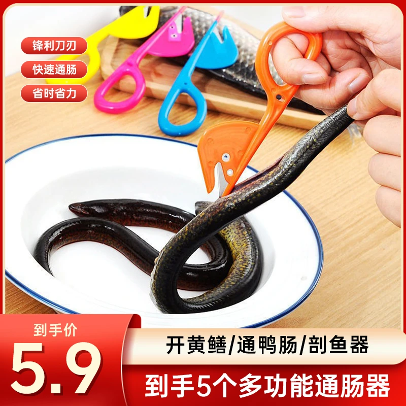 【超值5个装】肠器鸭肠刀鸡肠刀开肠器杀黄鳝泥鳅鱼破肠神器剖鸡鸭