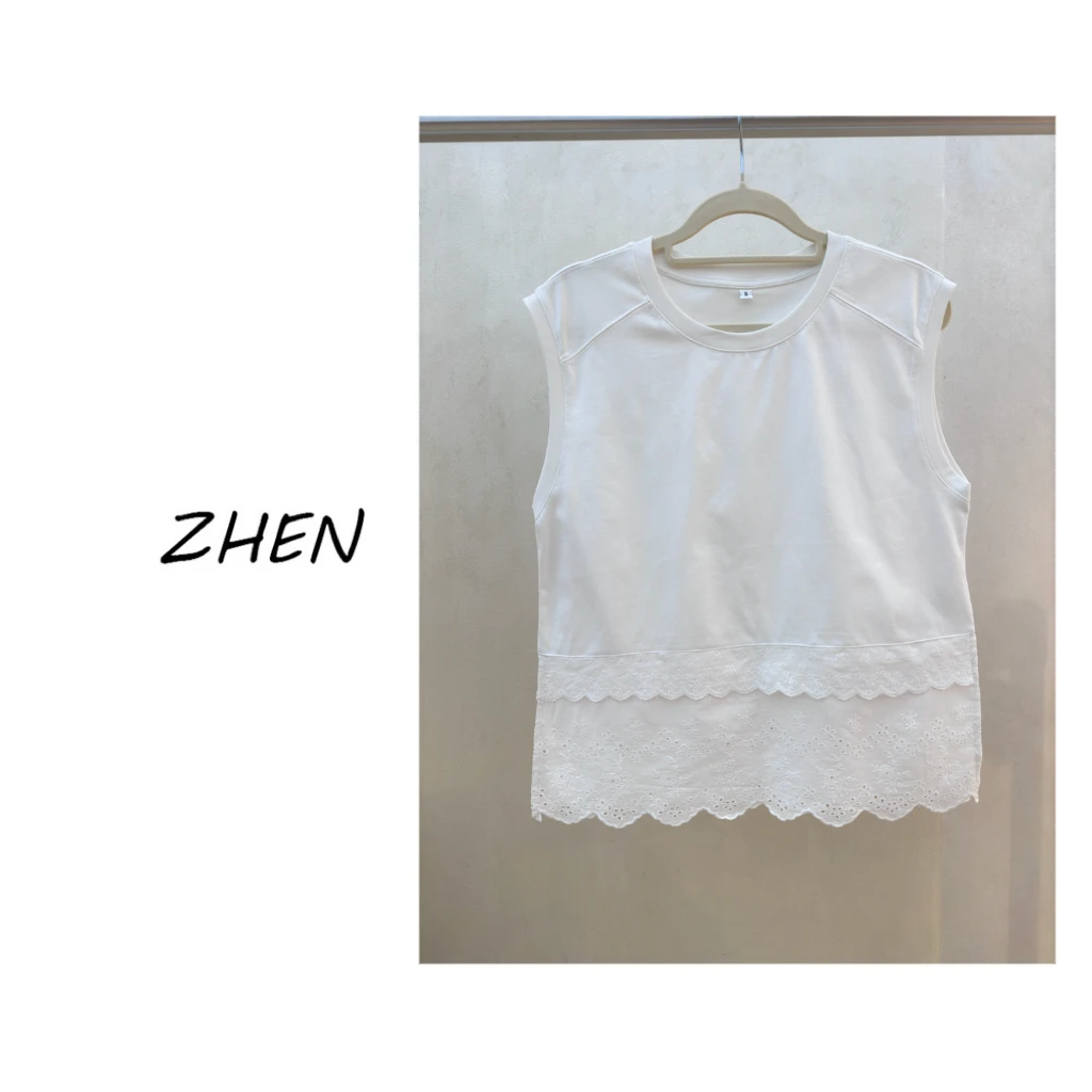 【ZHEN】25K00392 2025新款修身显瘦气质小众设计师款背心