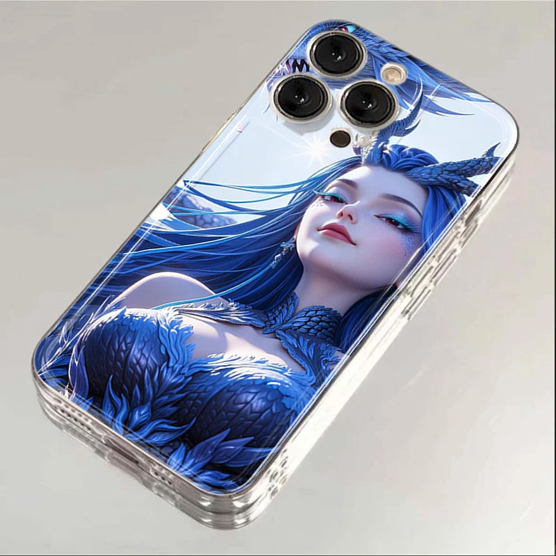 西海龙王敖闰适用iphone16/15promax手机壳苹果13/12透明14卡通11