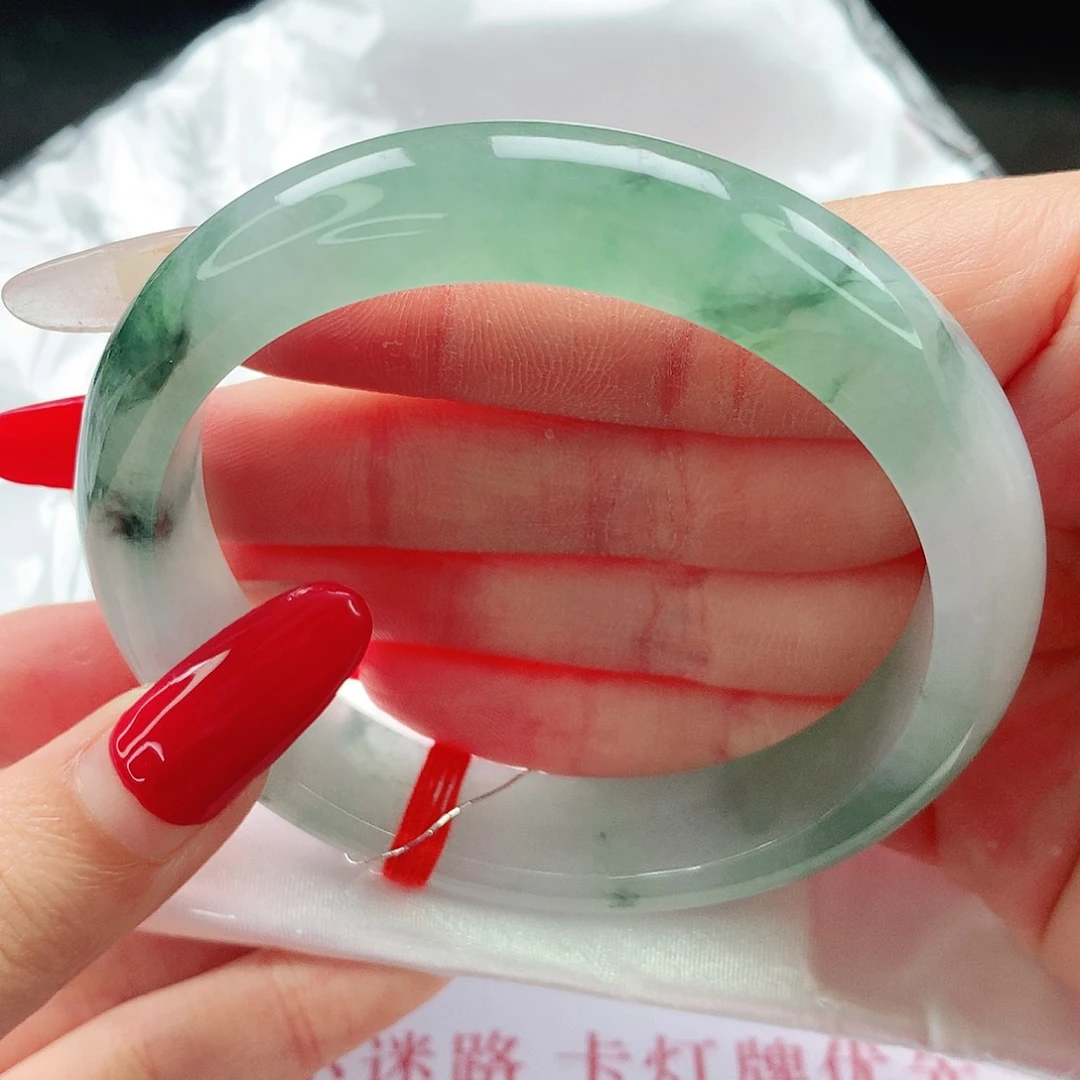 未镶嵌手镯翡翠58圈