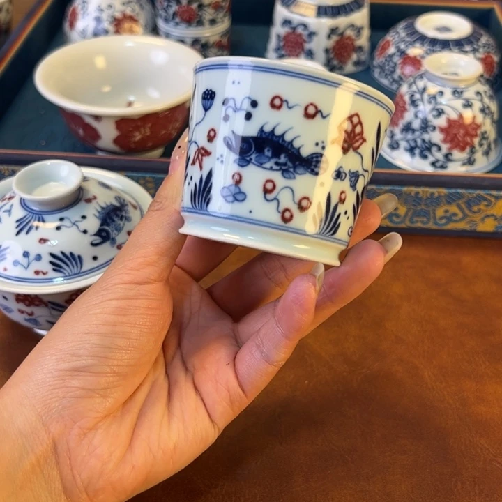 瓷片景德镇陶瓷手工手绘