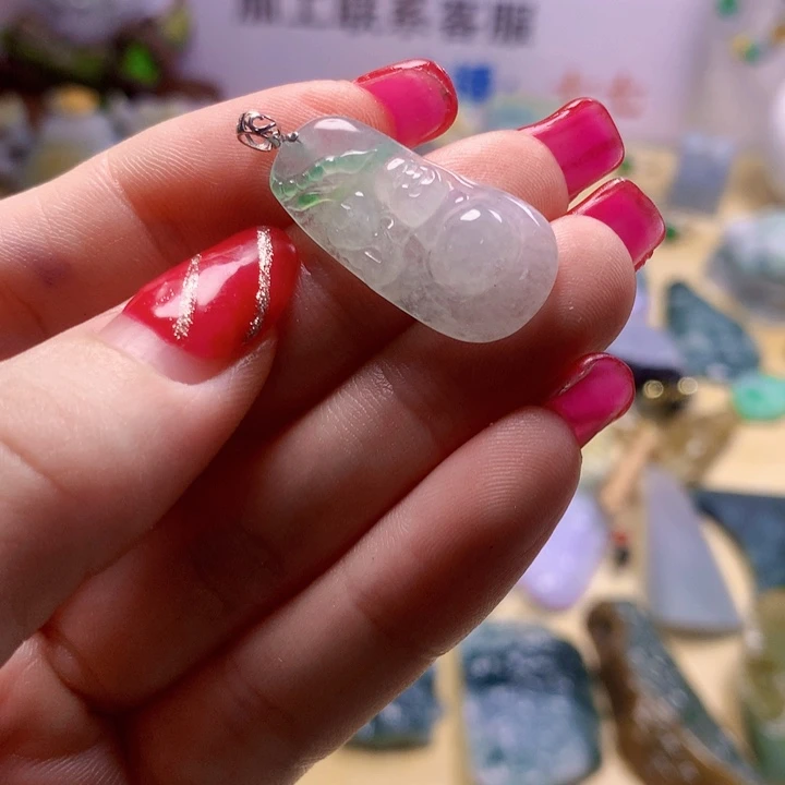 未镶嵌戒指翡翠陈*贝纯天然