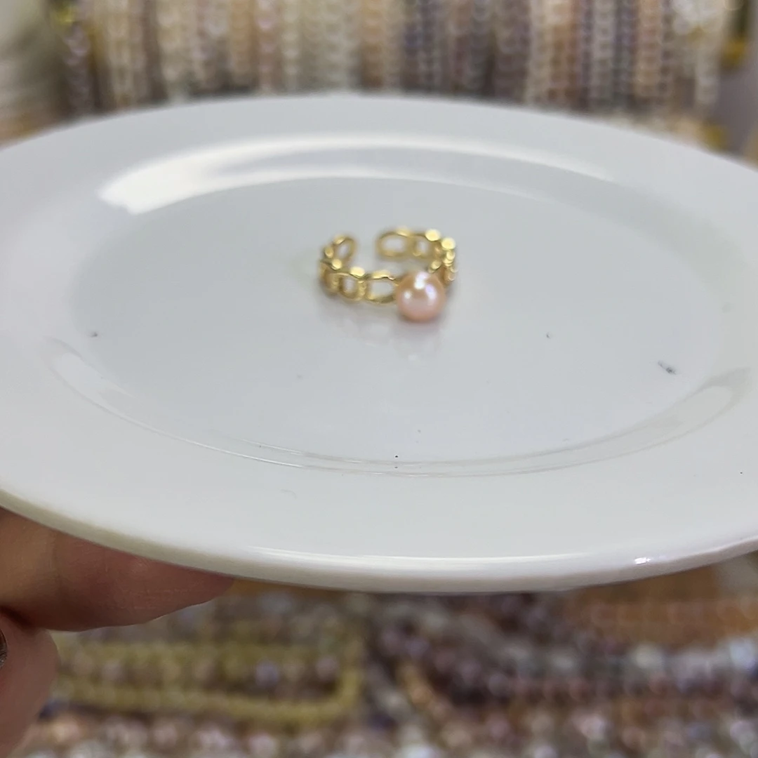 淡水珍珠手绳钛钢