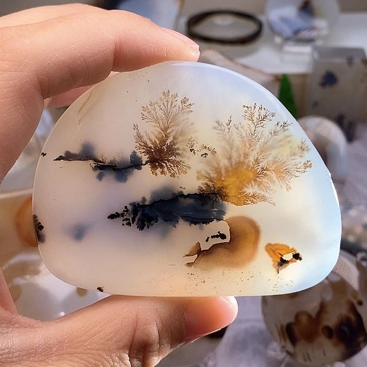 玛瑙/玉髓颈饰未镶嵌石*