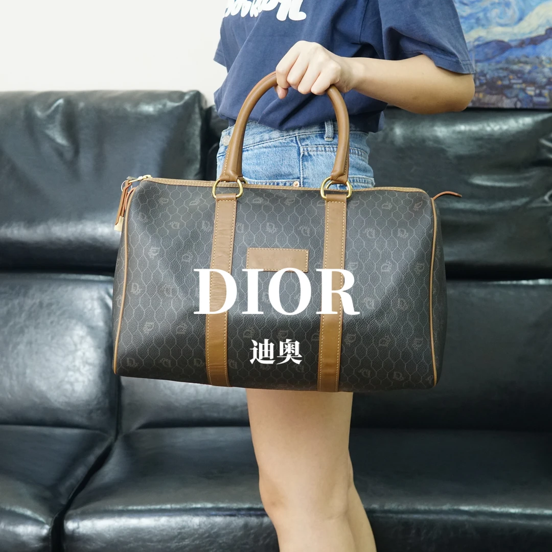 95新 DIOR/迪奥 老花枕头包/WJ06712047/2047