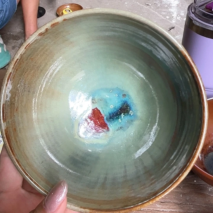 浪鬼家釉绘柴烧Z****x碗