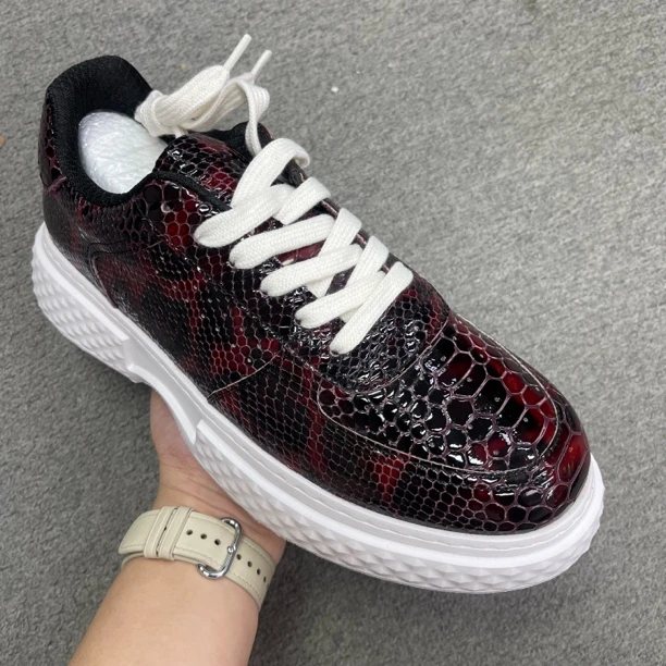 25688-3-酒红-稀有皮-男士休闲鞋