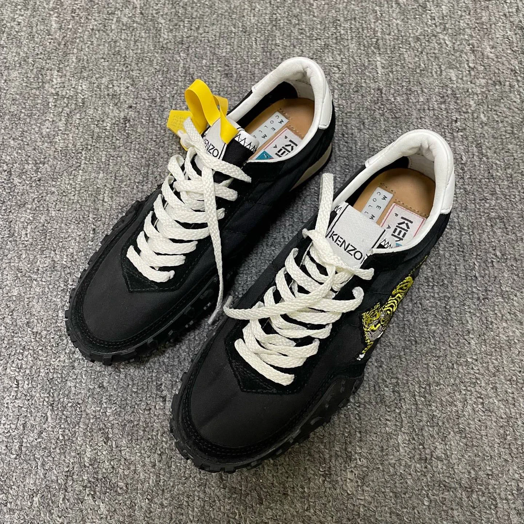 99新 KENZO/肯佐 虎头刺绣运动鞋  35码/10335