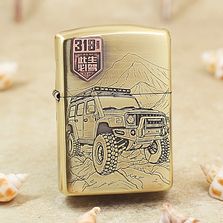 【CC】zippo打火机168盔甲318越野吉普车