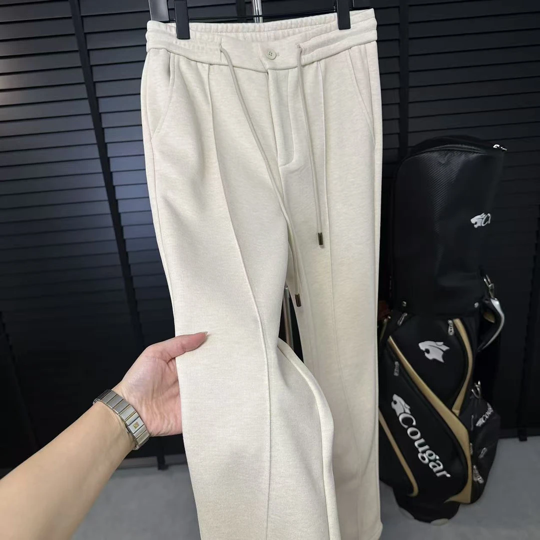 高端轻奢直筒休闲裤时尚百搭舒适保暖