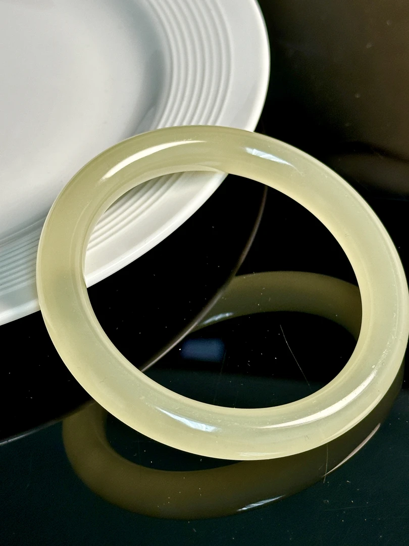 独龙玉满油润美人条手镯@多样性发其一