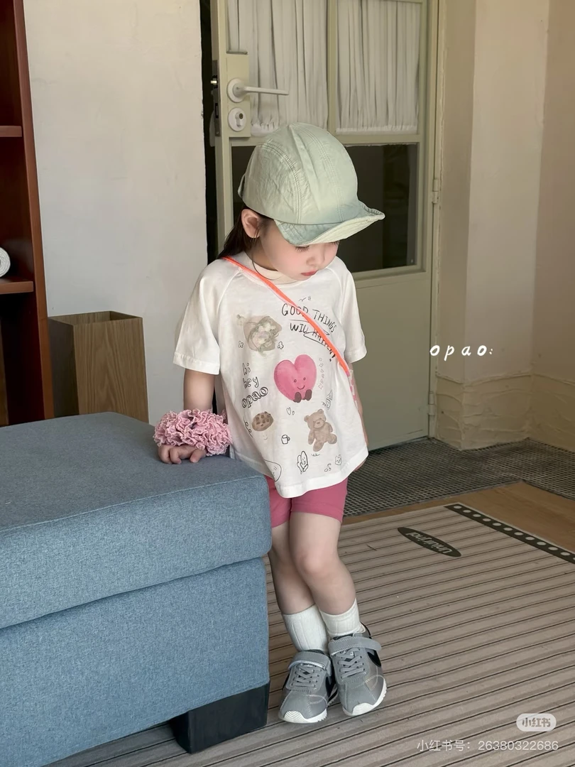 5x8700-opao爱心小熊T恤