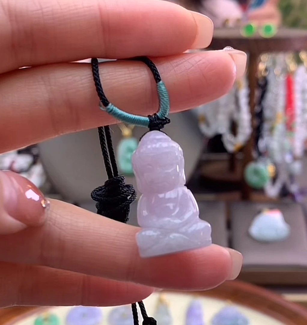天然a货翡翠吊坠