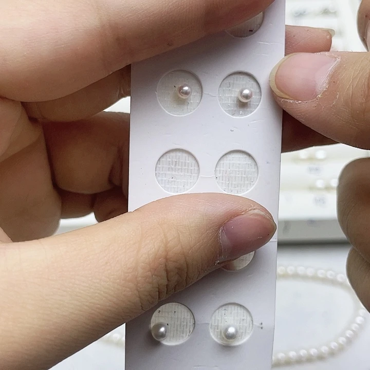 淡水珍珠耳饰银S925镶嵌嘛****)