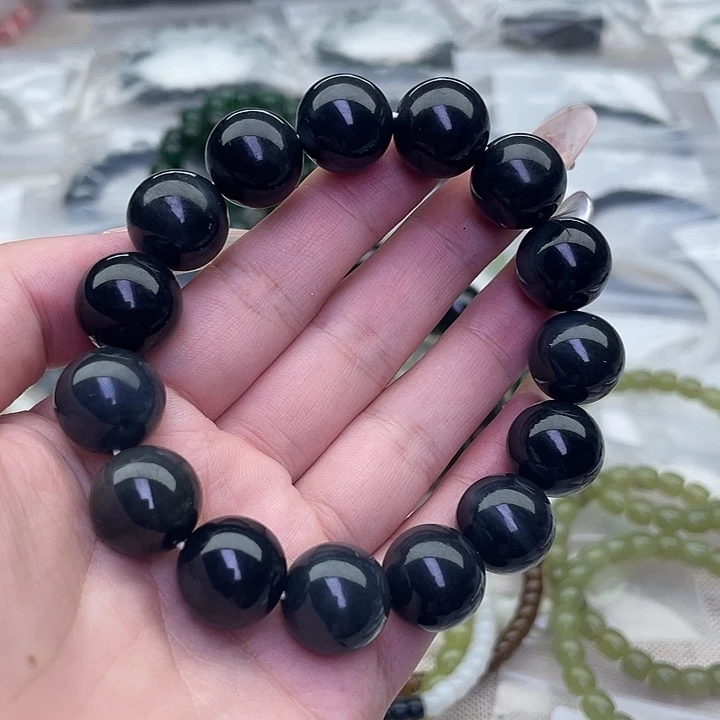 落***心手链未镶嵌和田玉