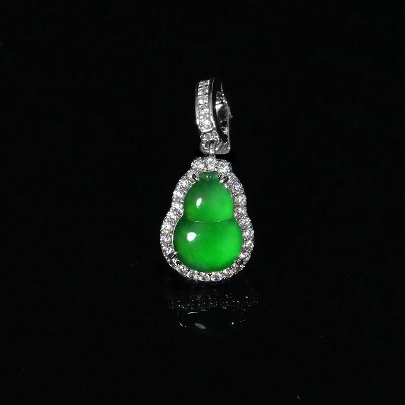 天然A货翡翠小葫芦吊坠时尚坠饰小提溜精致多样性发其1