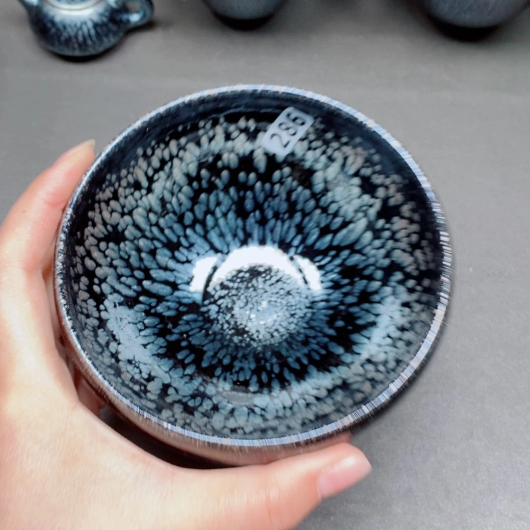 茶盏建窑建盏z主人杯微瑕286