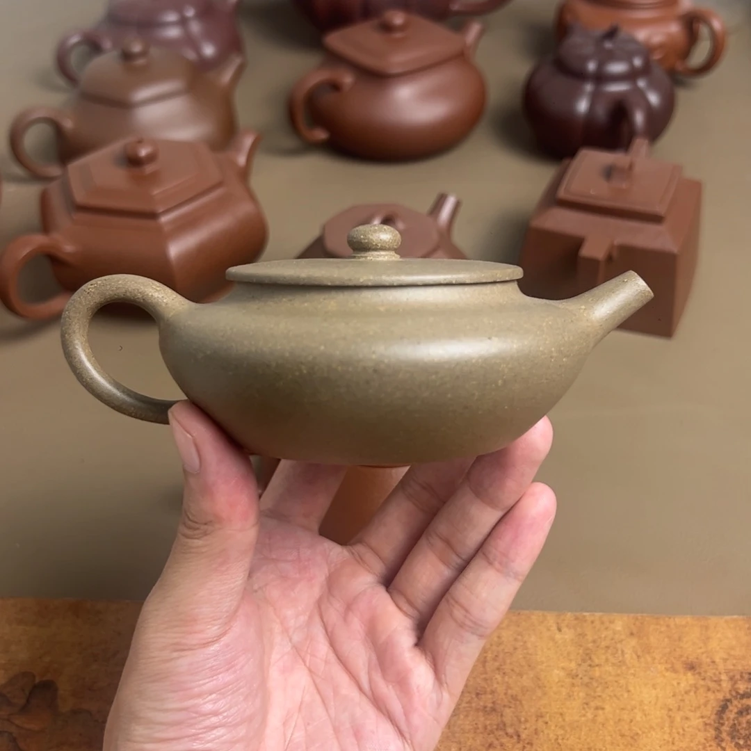 茶壶紫砂半手工 扁晨  150