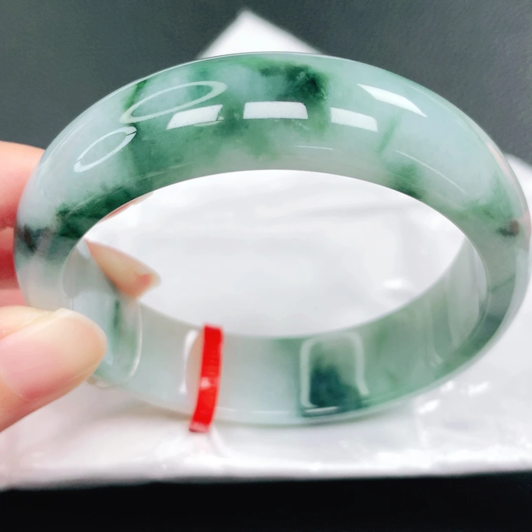 翡翠未镶嵌手镯59圈